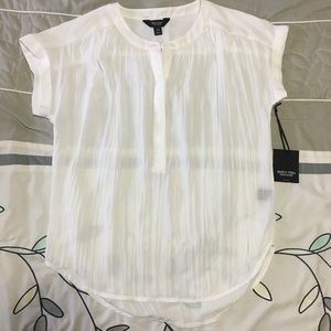 Vera Wang semi-sheer blouse, PM